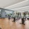 Gym with workout equipment
